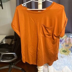 A new day orange t shirt